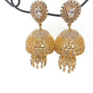 Indian two tone Jumkay- gold plated